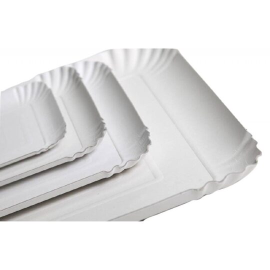 Vassoi plastica per esposizione bianchi varie dimensioni – Rosati Carta